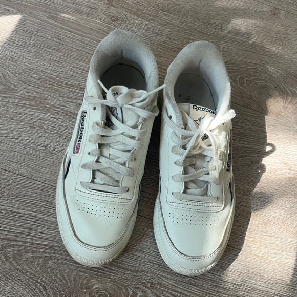 Reebok Club C85 Vintage Pink and Green Size 7.5 Women’s Vegan leather - Picture 3 of 8